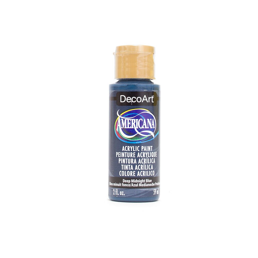 DecoArt, Americana, Acrylic, Paint, 2oz, Midnight Blue